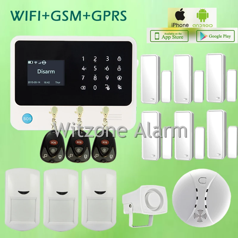 

Беспроводная GSM-сигнализация G90B с поддержкой Wi-Fi и ЖК-дисплеем