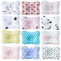 muslinlife bedding neck support kids pillow head infant shaping baby pillow print cotton baby pillow sleep positioner dropship