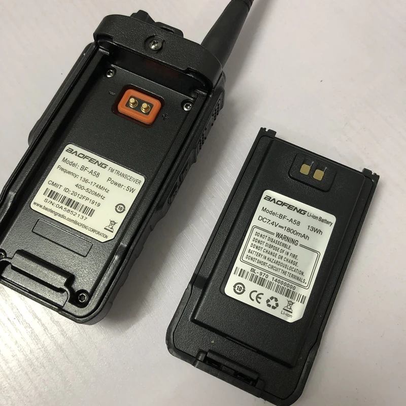 2019 профессиональная рация водостойкий BAOFENG BF A58 с SOS FM радио станции CB Ham