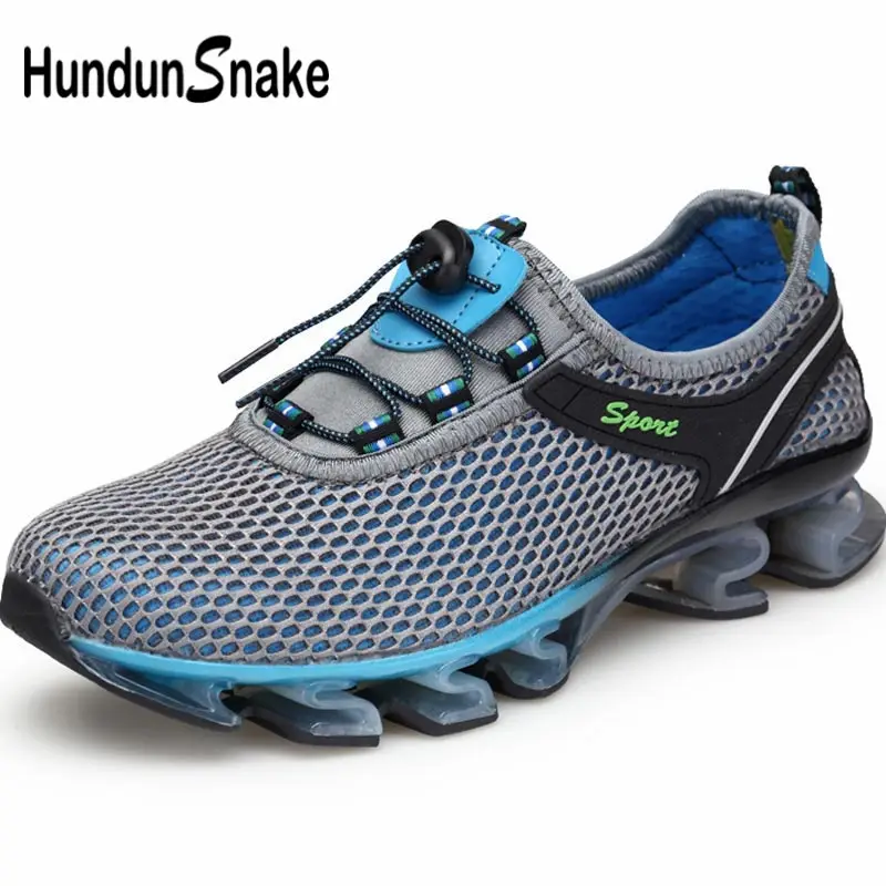 gray Hundunsnake/уличные спортивные кроссовки; Мужская Спортивная обувь; Мужская обувь для бега; Мужская обувь для тенниса; Летняя обувь; chaussure homme; Серый цвет; B-038 - Цвет: gray