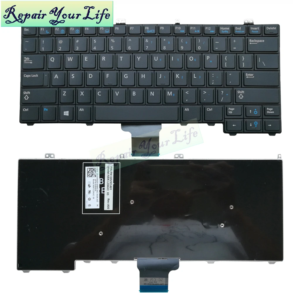Клавиатура для ноутбука DELL E7440 E7420 E7240 E7420D US black 0VRND5 PK130VW1A01 | Компьютеры и офис