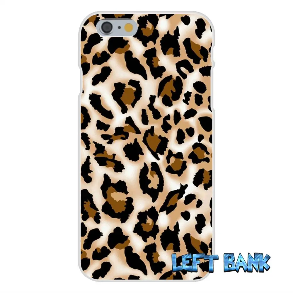 Для iPhone X XR XS MAX 4 4S 5 5S 5C SE 6 S 7 8 Plus Gold желтый пастельный Leopard Мягкий силиконовый