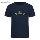 Футболка мужская с коротким рукавом, 100% хлопок, в байкерском стиле