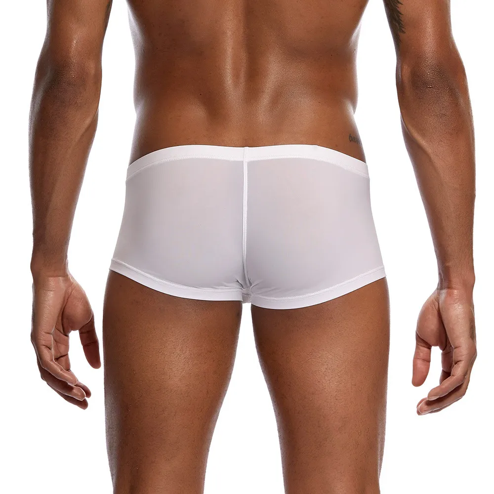 Мужское нижнее белье, мужское нижнее белье, боксеры, мужское однотонное нижнее белье, боксеры, одежда, шорты с мешочком, ультратонкие дышащие трусы