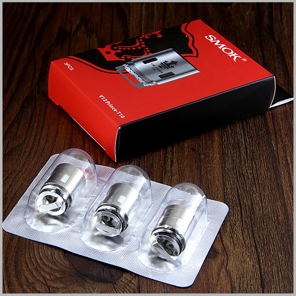 SMOK TFV12 Prince Coil V12 Prince RBA Q4 M4 X6 T10 Mesh dual mesh Core для TFV12 PRINCE Tank Eletronic сигаретные ядра