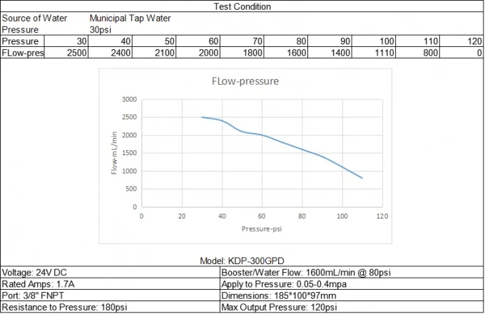 Пищевой SURFLO DC 24V очиститель воды системы RO мембранный бустерный насос