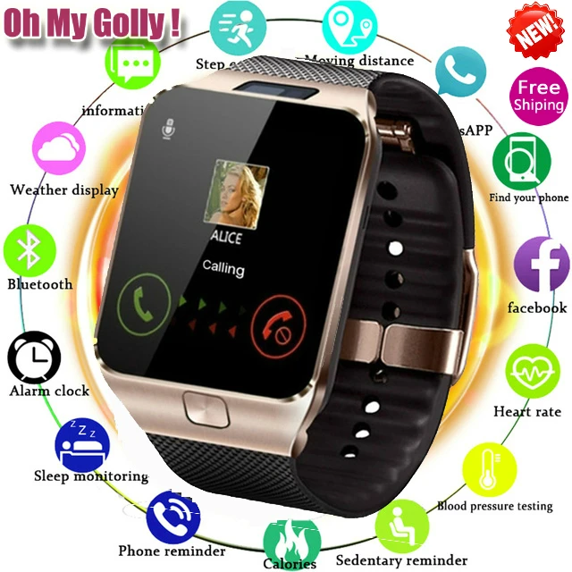 Смарт-часы с Bluetooth для Iphone, телефонов, Huawei, Samsung, Xiaomi, Android, Поддержка 2G, SIM, TF карта, камера, умные часы, PK, X6, Z60