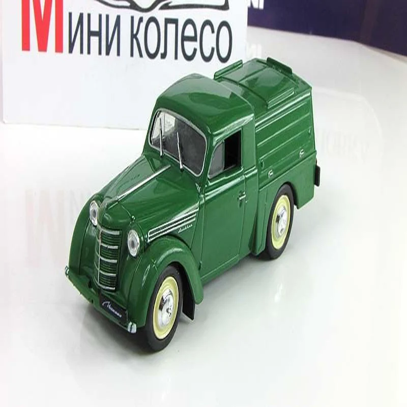 Зеленый 1/43 моделирование Советского Союза Moskvich АПА 7 коллекции классических автомобилей Дисплей модель сплава литья под давлением Винтаж игрушечных автомобилей - Цвет: Зеленый
