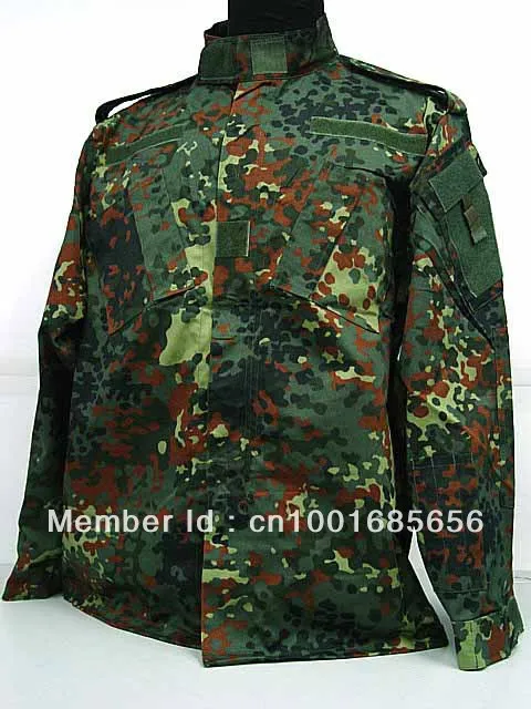 Пособия по немецкому языку Camo лесной BDU полевая Униформа Рубашки с коротким