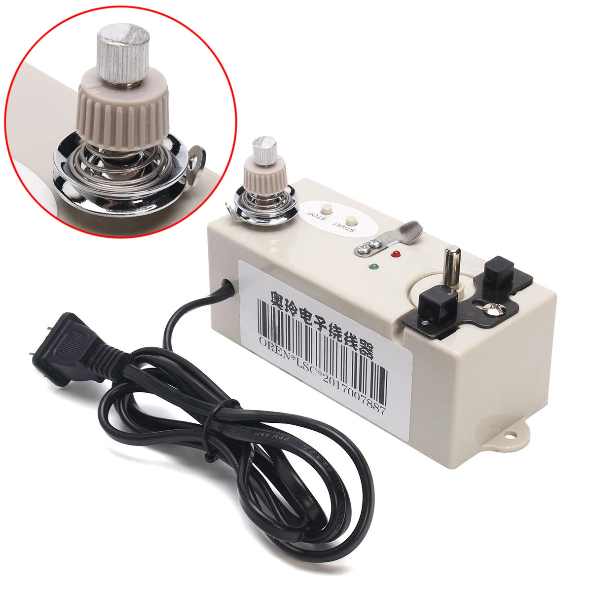 1x220V Автоматический намотчик бобины для швейная машина наматывания с пластиковым