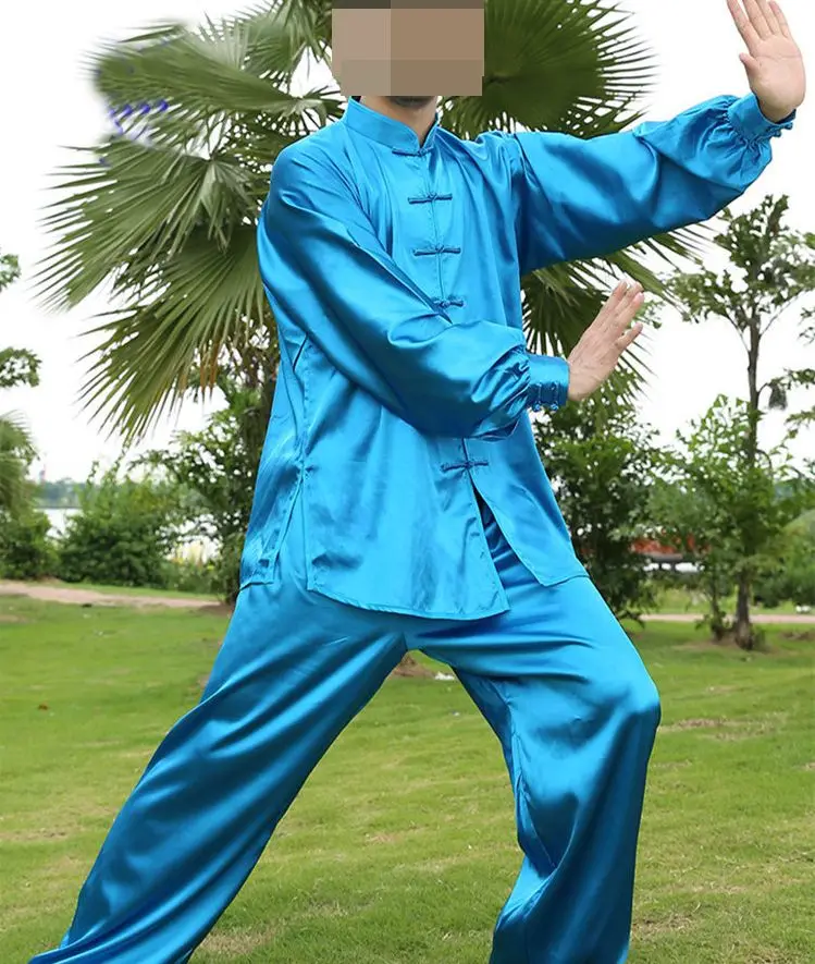 Унисекс черные/красные/синие 12 цветов высокое качество костюмы фу униформа для