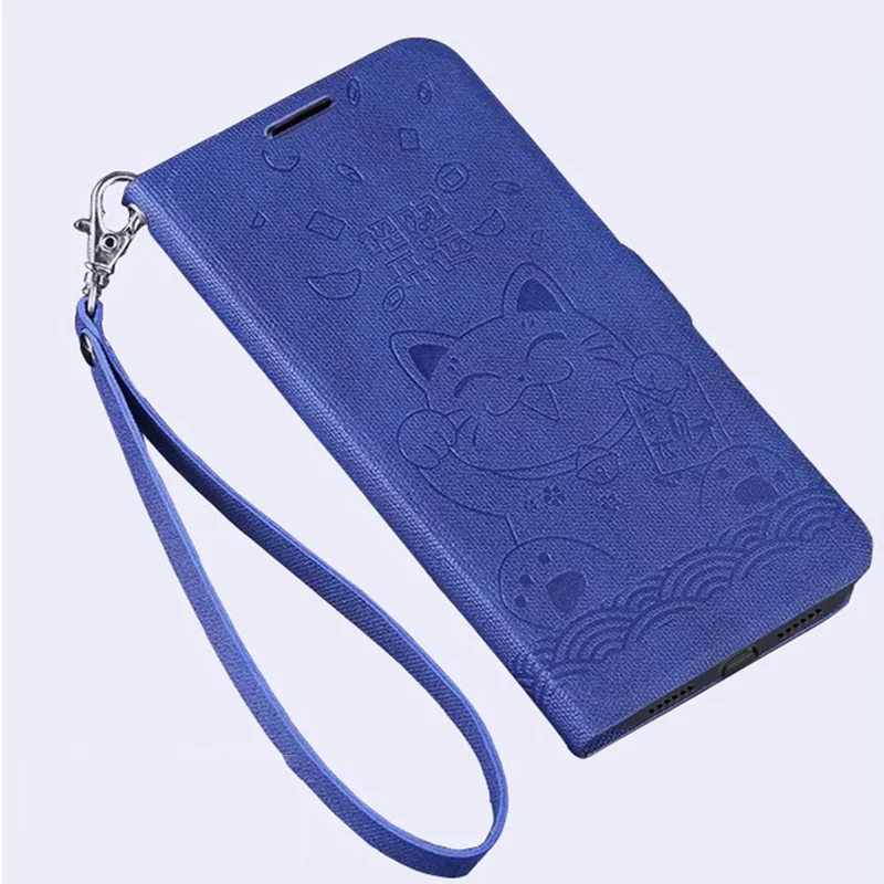 For iphone 8 8plus back case PU leather cover Lucky Cat Flip Case plus Phone Cover iphone8 shell | Мобильные телефоны и