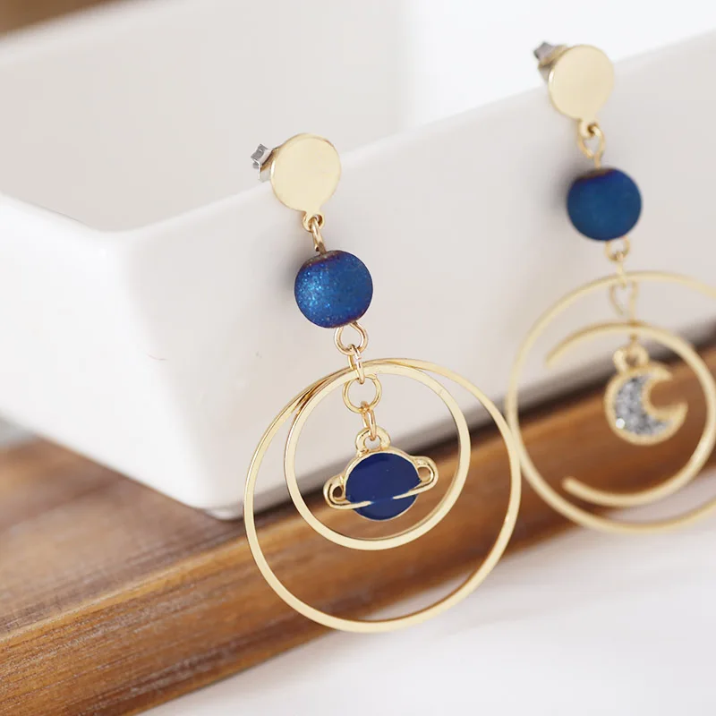 Новинка 2020 Лидер продаж модные висячие серьги подвески с круглыми мультяшными
