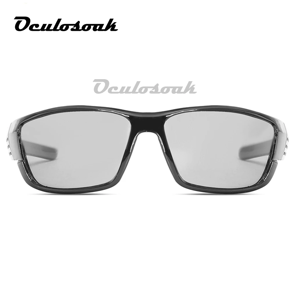 Oculosoak фотохромные солнцезащитные очки для мужчин Поляризованные Хамелеон