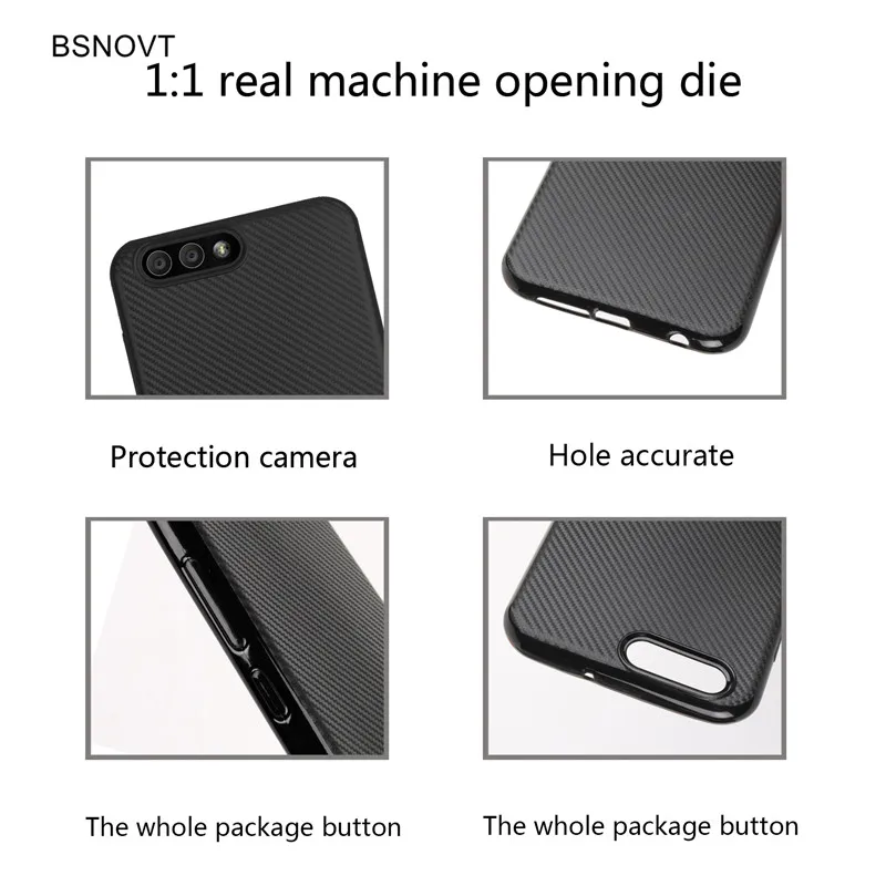 BSNOVT Asus ZenFone 4 ZE554KL Cover Shockproof Soft Carbon fiber Slim TPU Phone Case For Fundas 5.5&quot |