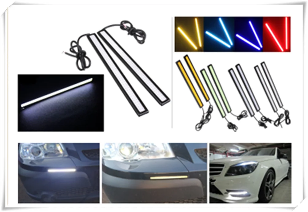 Дневные ходовые огни для автомобиля 2 шт. 17 см полоса панель Infiniti M35h JX IPL FX Emerg E Etha