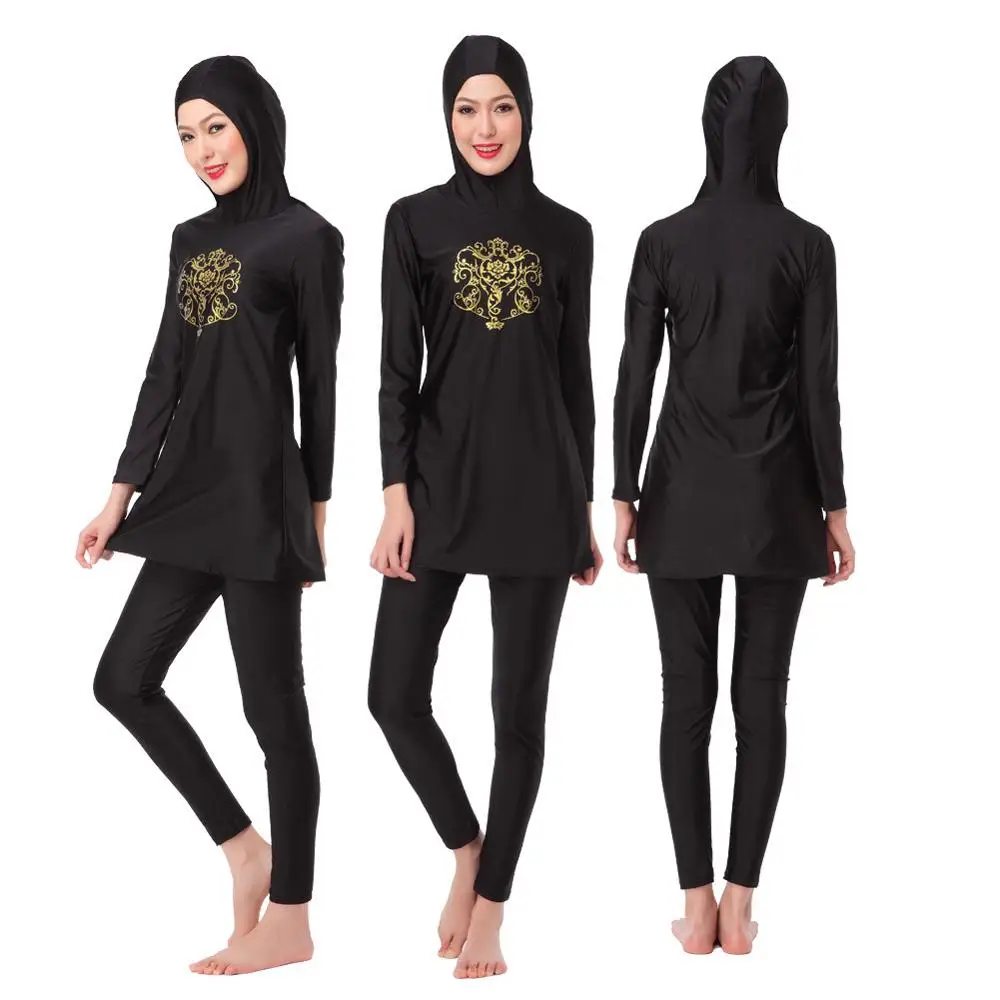 Muslim Ladies' Full Coverage Modest Swimwear Islamic Swimsuit Hijab Swimsuits Bathing Suits XX-392 | Спорт и развлечения