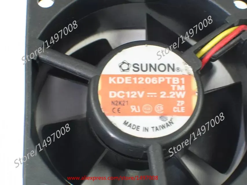 Вентилятор охлаждения сервера SUNON KDE1206PTB1 TM DC 12 В 2 Вт 60x60x25 мм