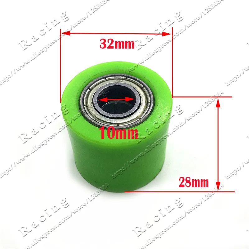 

2pcs of 8mm 10mm chain roller tensioner M8 M10 pulley wheel guide motorcycle dirt bike enduro accessories