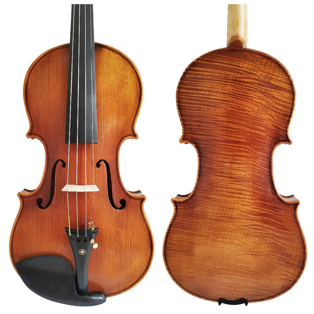 Копия Stradivarius 1716 100% ручная работа масляный лак скрипка + углеродное волокно лук