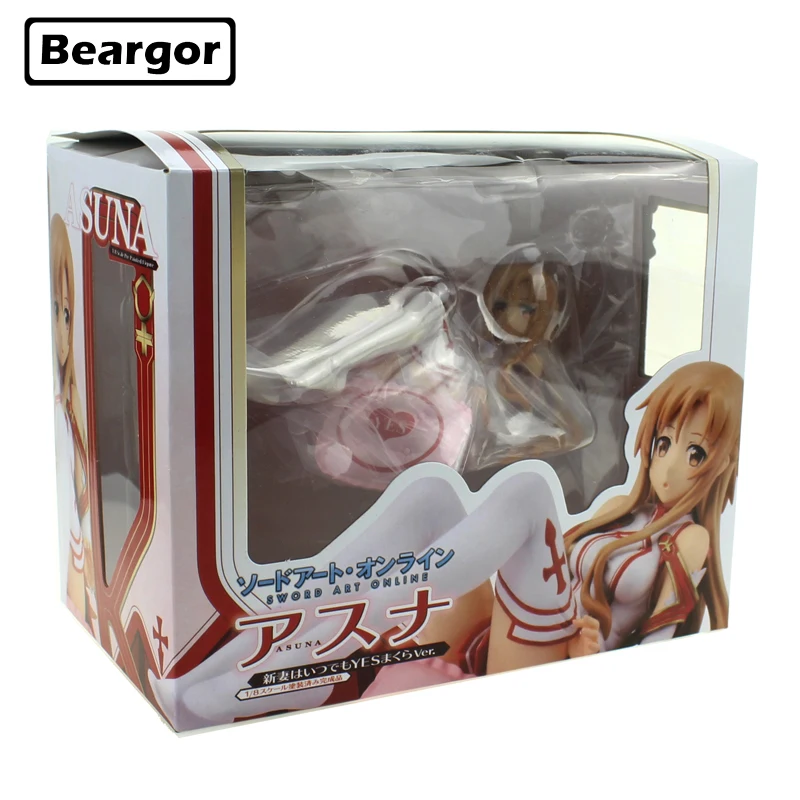 Бесплатная доставка 3 &quotSword Art Online S.A.O аниме Юки Асуна лежа вер. 1/8 масштаб в