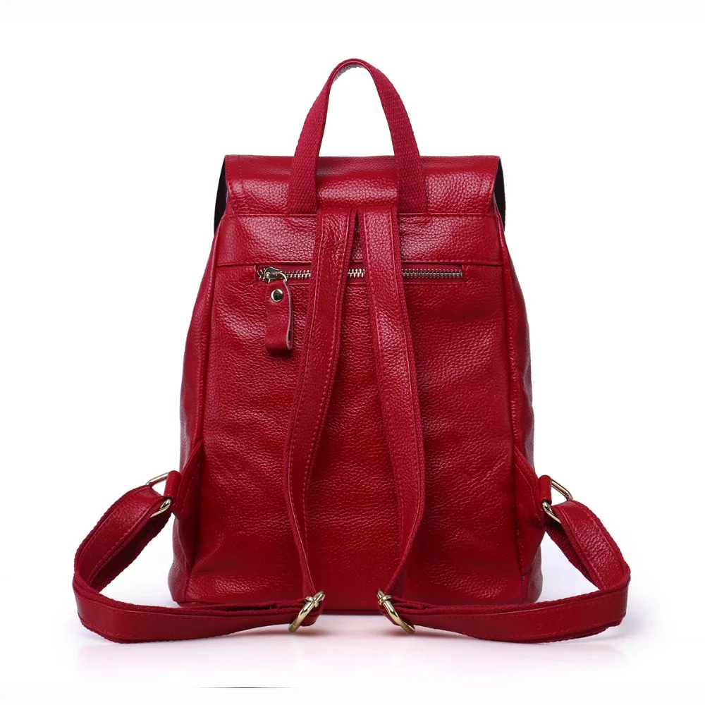 Женский рюкзак L098 из натуральной кожи на плечо|leather women backpack|fashion backpackwomen backpack |