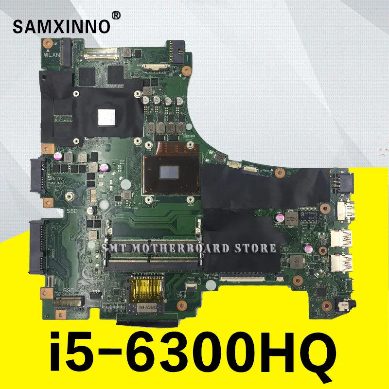 

I5-6300HQ 2,3 (MHz) GTX960M процессор GL553VW материнская плата REV2.0 FX53V FX53VW ZX53V ZX53VW FX60VW GL553V Материнская плата ноутбука