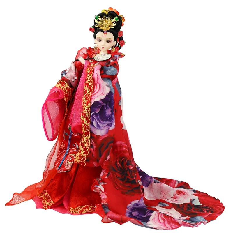 35 см коллекционные Древние китайские куклы четыре красотки Yang Guifei Кукла