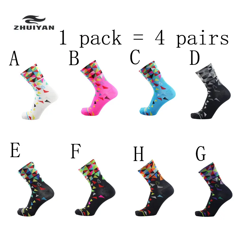 4 пары профессиональные Брендовые спортивные уличные носки дышащие для горных