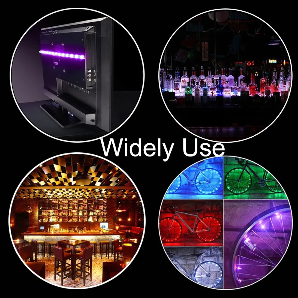 RGB USB Светодиодная лента для телевизора с подсветкой ws2812 ws2812b 5050 smd многоцветная PC