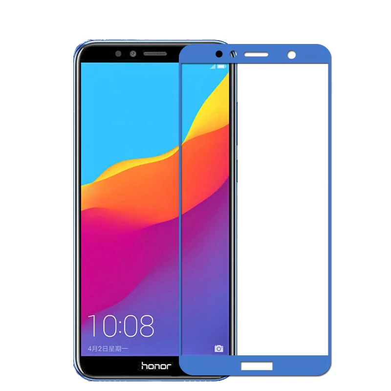 Закаленное стекло с полным покрытием для Huawei Honor 7A DUA-L22 защита экрана телефона Pro