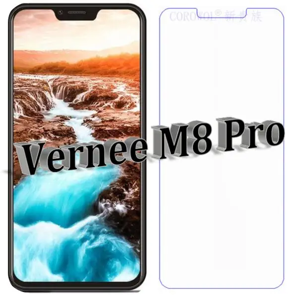 Закаленное стекло для Vernee M8 Pro защита экрана 9H 2.5D передняя часть защитного стекла