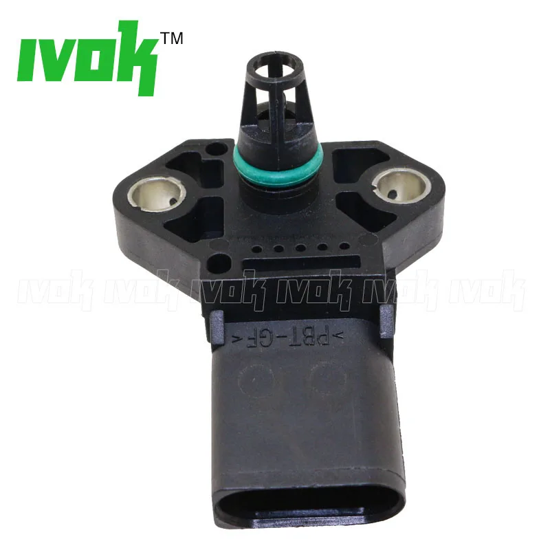 Турбокомпрессор Boost MAP Сенсор для VW Volkswagen Golf V VI Jetta Scirocco Sharan Tiguan 1 4 2 0 FSI GTI TSI TFSI 038 906