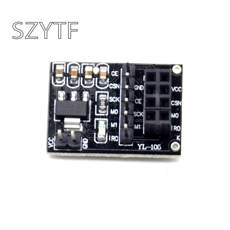 1 шт. новый разъем адаптера плата для 8Pin NRF24L01 беспроводной трансивер модуль 51 |