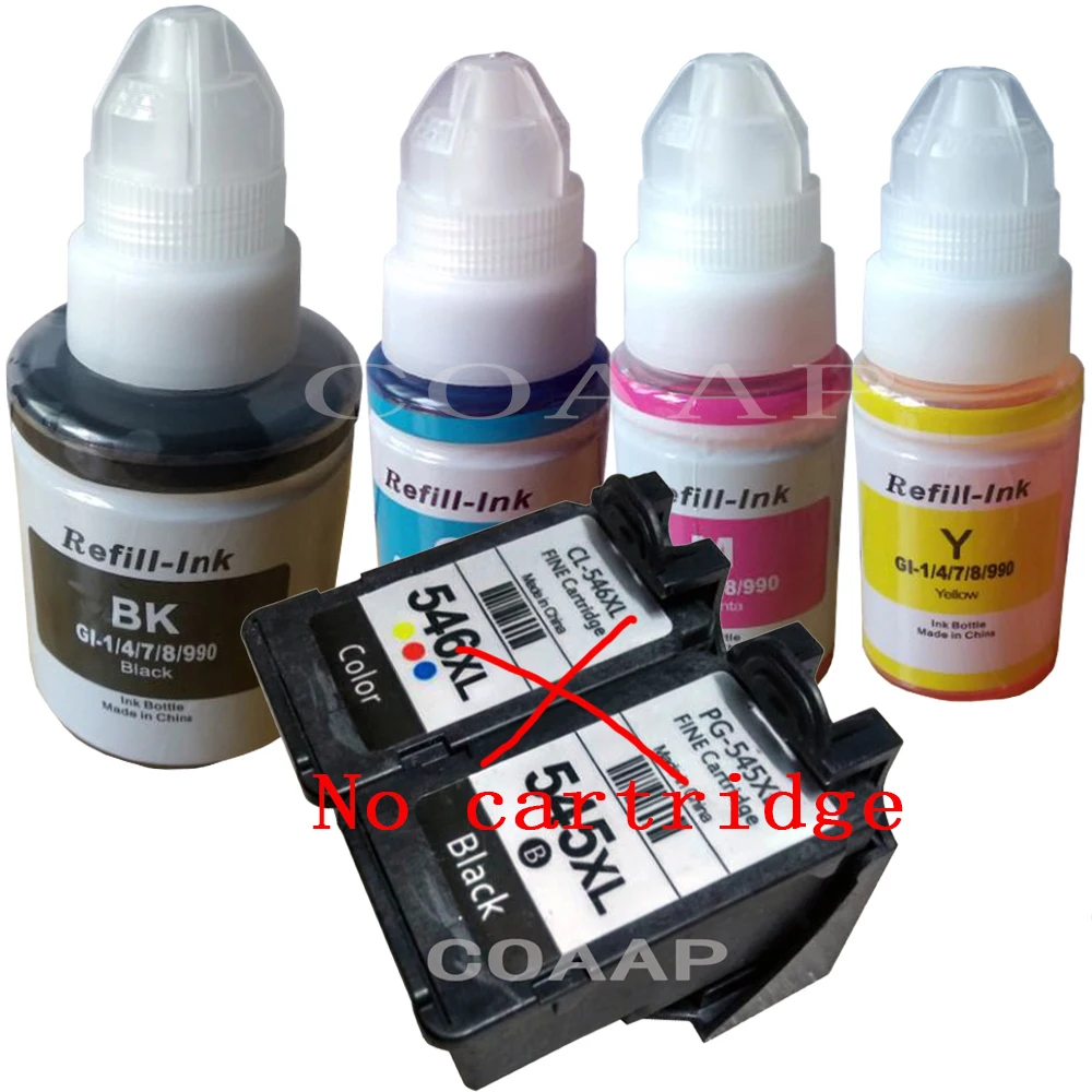 Совместимые чернила для принтеров CANON PG 545 CL 546 XL Pixma MG2400 MG2450 MG2500 MG2550 MG2580