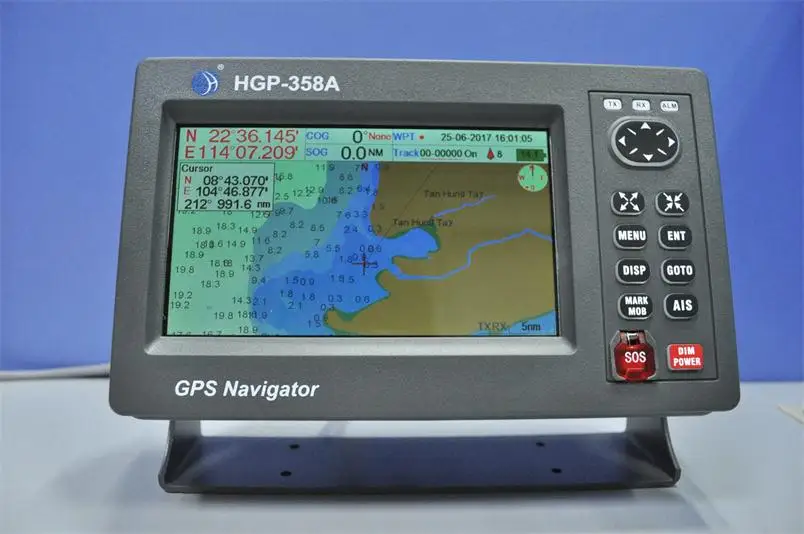 2017 HGP-358A Морские GPS картплоттер Combo AIS транспондера and приемник Лидер продаж