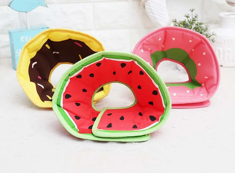 Аксессуары для домашних животных Elizabeth Circle Fruit Donuts ошейники для шеи Защитные против царапин Пэт Круг для заживления ран медицинское восстановление 10A