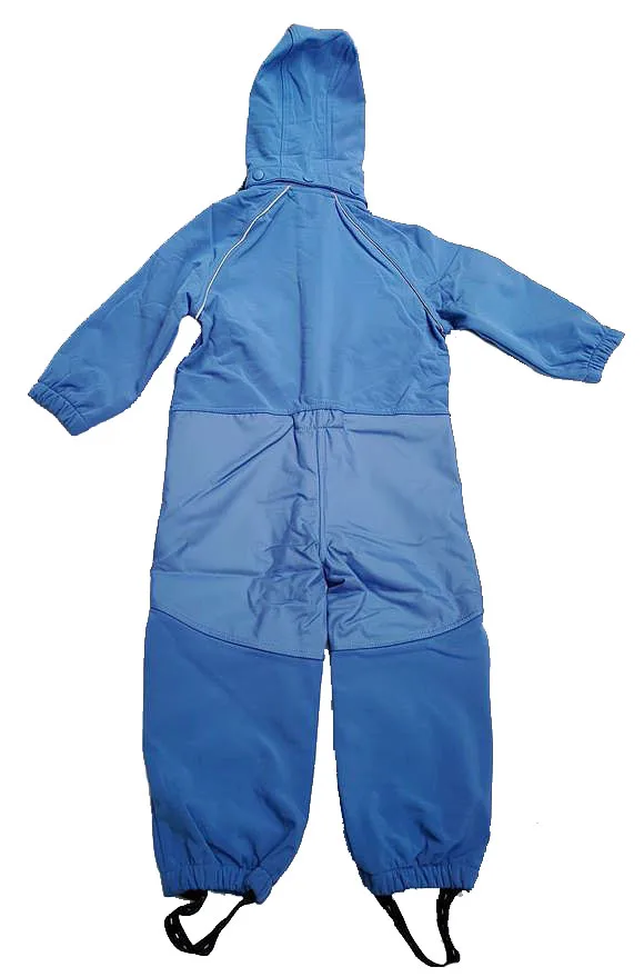 Soft shell baby jumpsuit boy girl jumpsuit with foot belt jumpsuit to keep warm