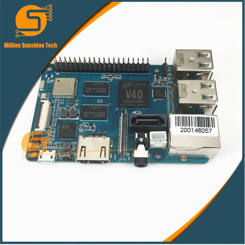 Banana pi BPI-M2 Berry четырехъядерный одноплатный компьютер, такой же размер, как raspberry pi 3