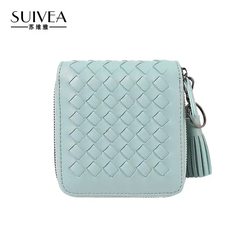 Suivea бренд Для женщин Женские Кошельки ткань Вязание Craft свежий кисточкой Дизайн