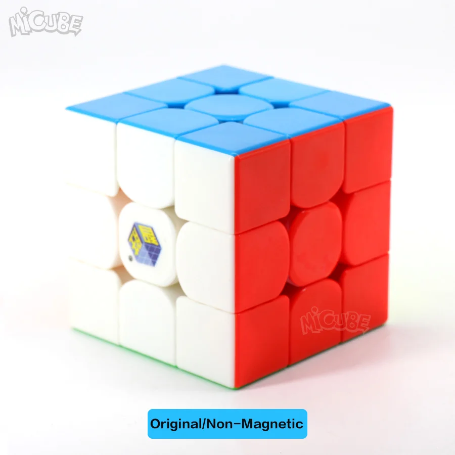 Stickerless-Original Yuxin Huanglong 3x3 магнитные скоростные магические кубики 3x3x3 Cubo Magico 3*3 Игра-Головоломка Развивающие игрушки для детей - Цвет: Stickerless-Original