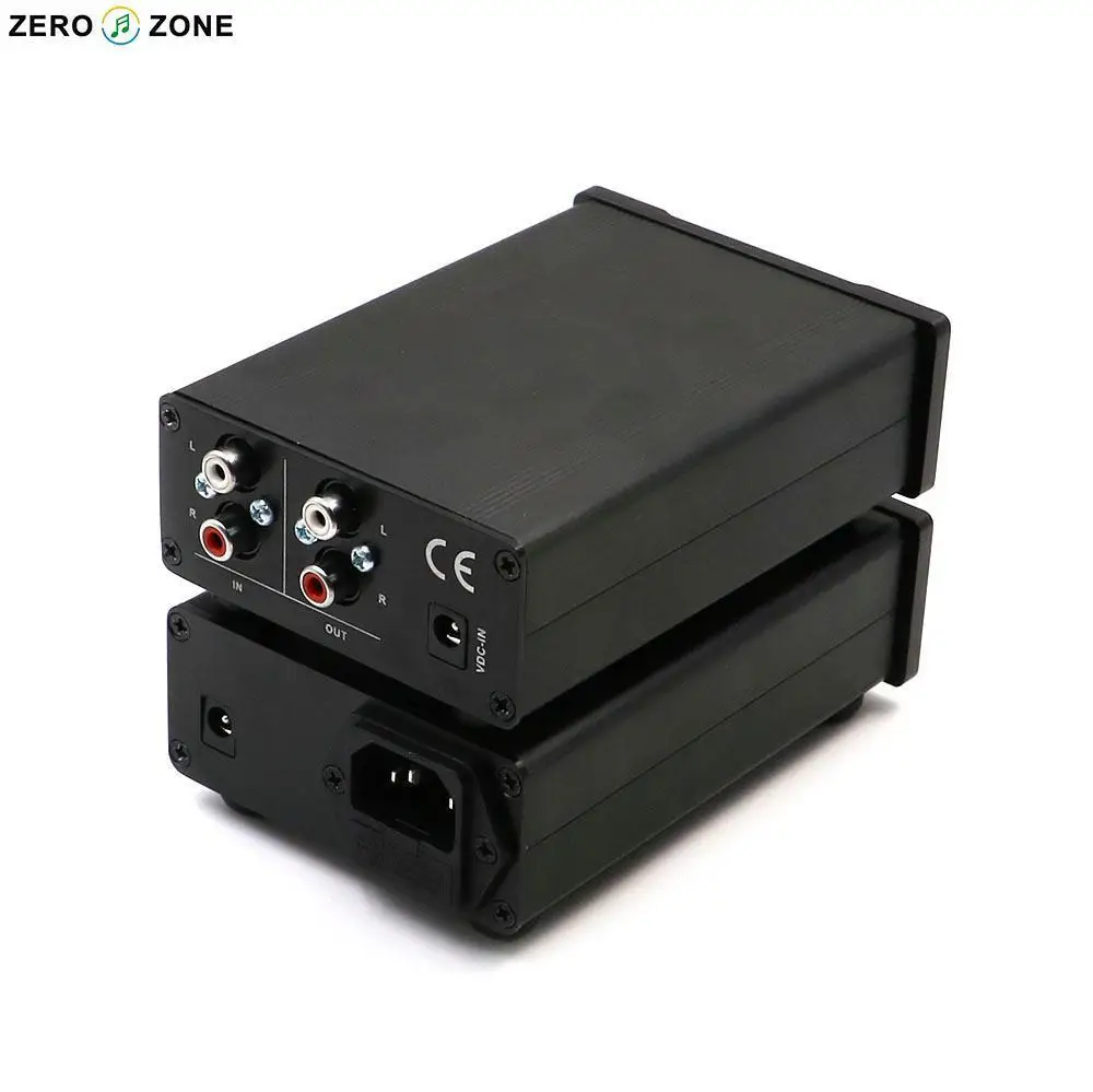 HC-01A HIFI Stereo MM RIAA Phono Amplifier / phono Amp + Linear Power Supply 24V output and display color - BLUE | Электроника