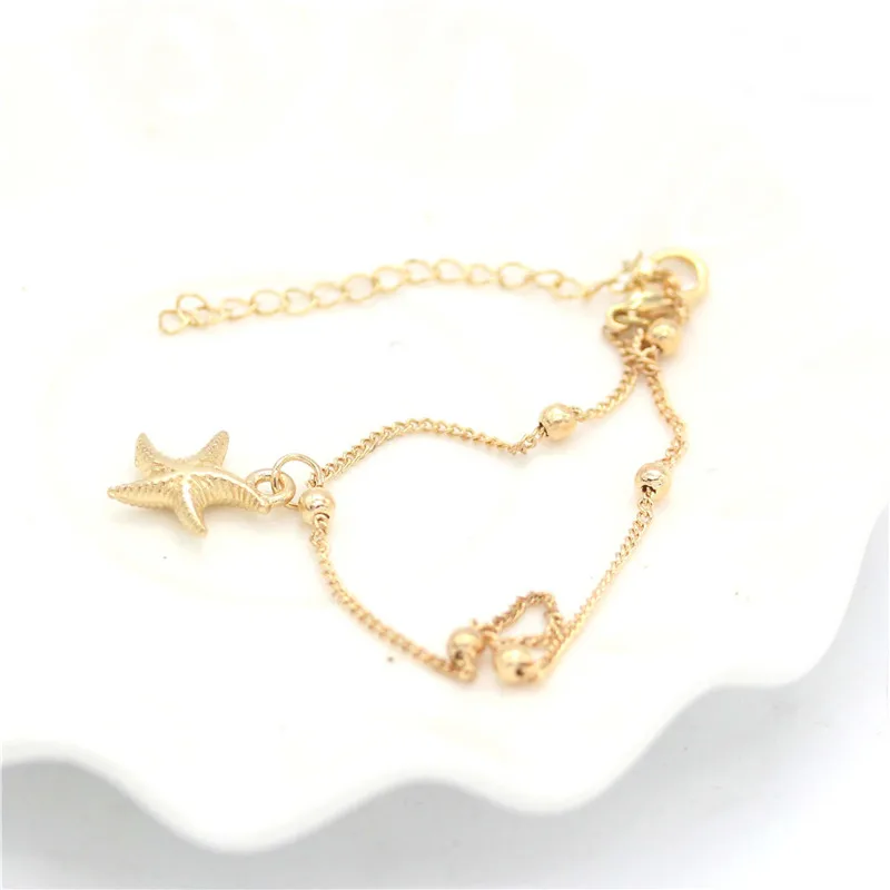 Звезда adolph ювелирные изделия летние пляжные Морская звезда Шарм ножной браслет