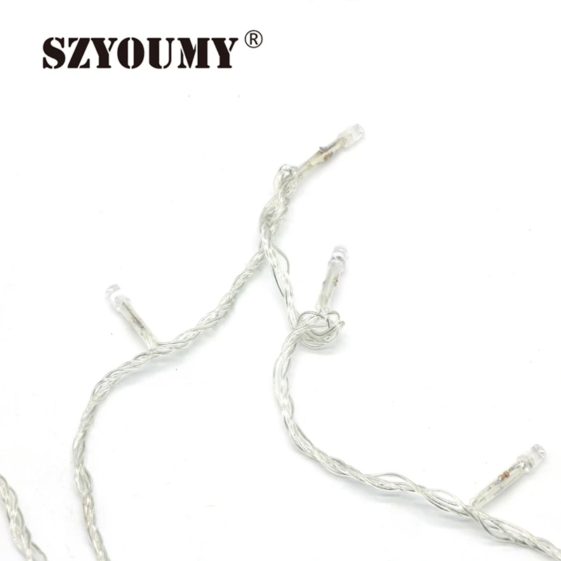 Розничная продажа светодиодная гирлянсветильник SZYOUMY 10 м цветная СВЕТОДИОДНАЯ