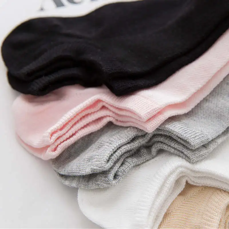 Дышащие женские носок с отверстием тапочки летние Качественный Хлопок Короткие