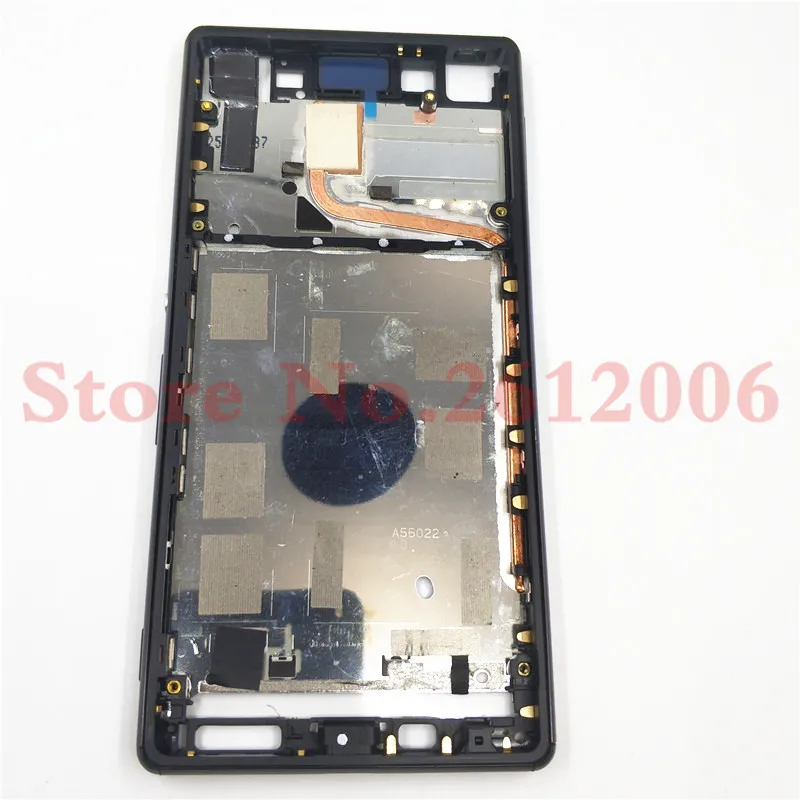 Полный Корпус ЖК-панель средняя рамка для sony Xperia Z4 Z3 Plus E6553 E6533 Крышка батарейного отсека Боковая кнопка с логотипом