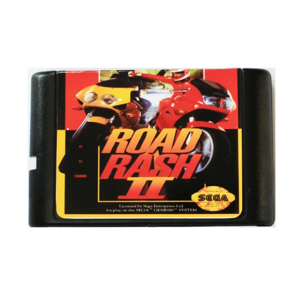 Дорога сыпь II (2) 16 бит MD карточная игра для Sega игры SEGA Mega Drive Genesis|road rash|16 bitmd game |