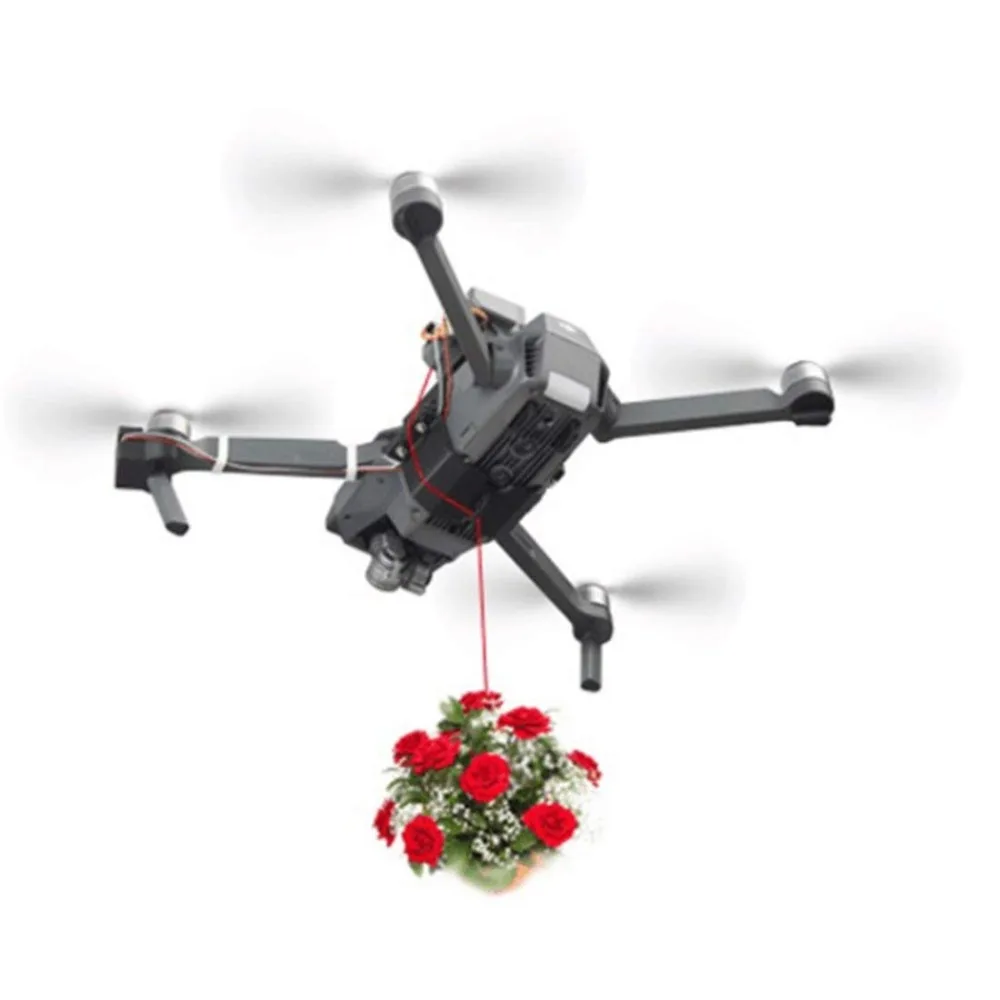 

Shinkichon Pelter Fish Bait Advertising Ring Thrower Dropper Air Dropping for DJI Mavic Pro /Platinum Drone Fishing
