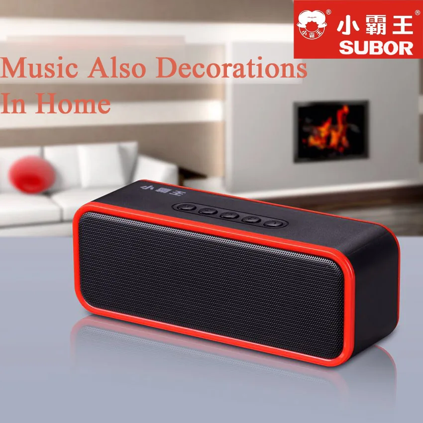 Subor D51 HD басовый звук беспроводной Bluetooth динамик fm-радио с микрофоном Поддержка TF