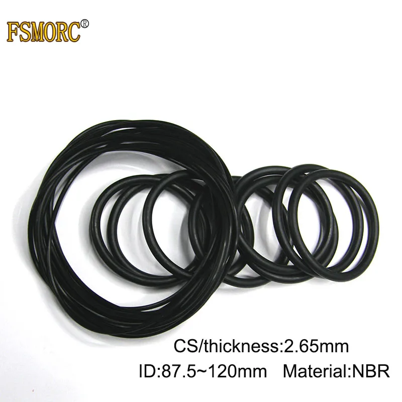50 шт. ID 87 5 90 92 95 97 100 103 106 109 112 115 118 мм x 120 толщина CS NBR уплотнительное кольцо